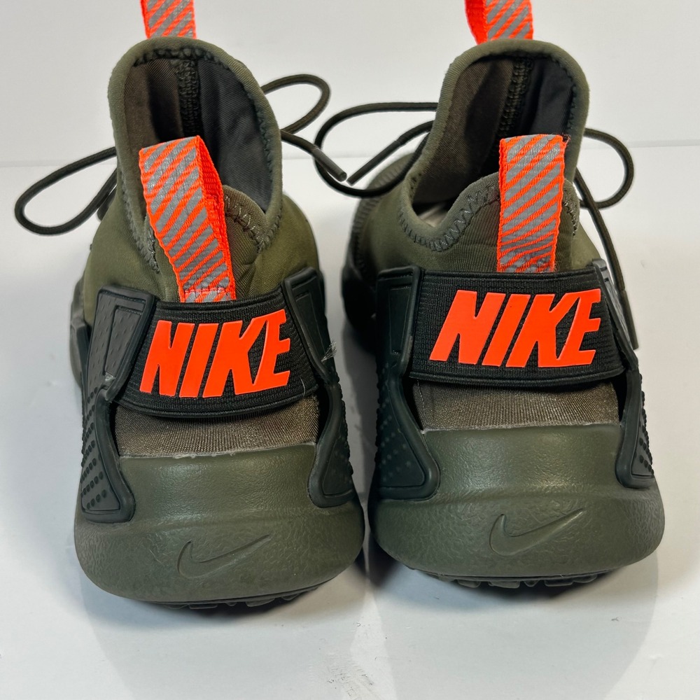 Nike Air Huarache Drift GS Medium Olive Bright Crimson Boys Youth 4.5Y - Picture 5 of 9